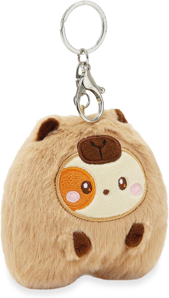 Anirollz Miniz Plush Charm Cute Stuffed Animal Keychain Kawaii Mini Bag Accessory Collectible Pocket Toy for Kids & Adults