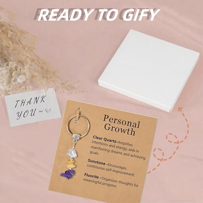 Keychains for Friend, Colleagues, Teacher, Elders, Retirement Gifts for Women, Farewell, Leaving, New Job Key Chain