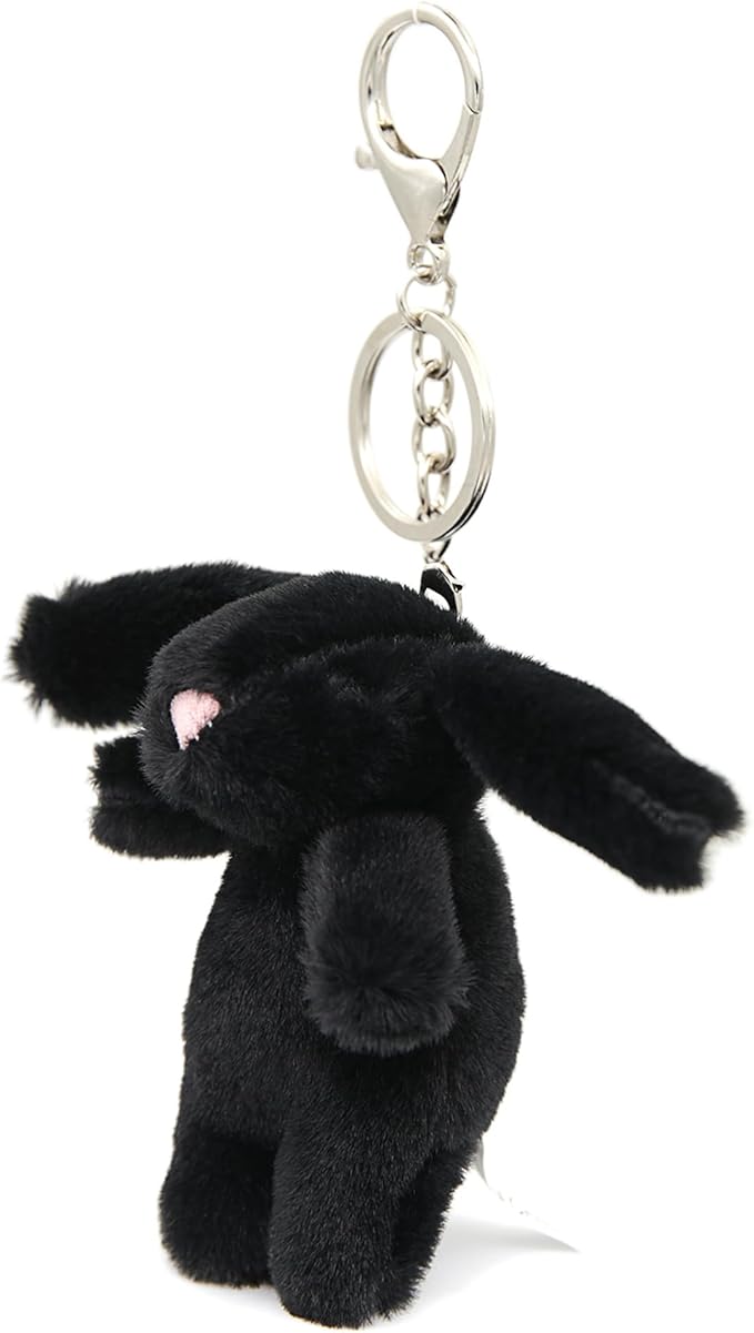 Cute Bunny Plush Keychain, 3.5" Inch Bag Charms for Handbags Backpack Purse Pendant Gift for Women