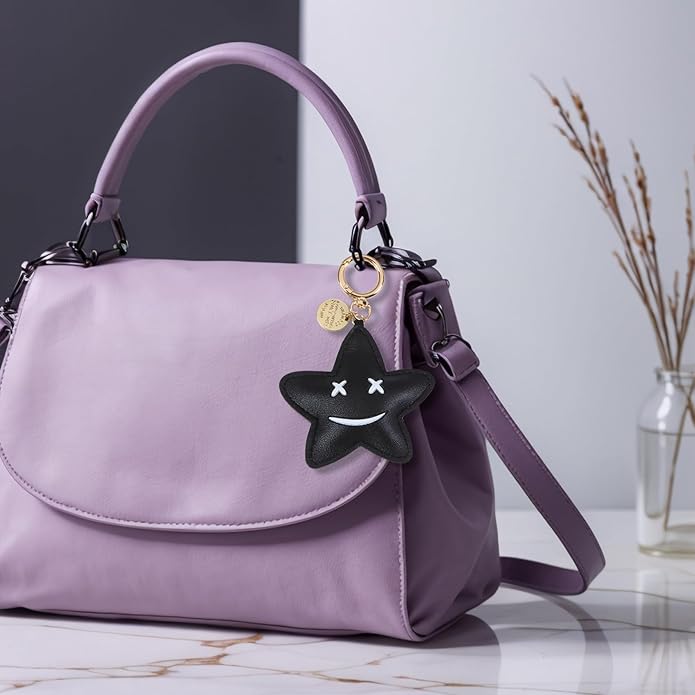 Cute Star Keychains for Backpacks Keychain Charms Purse Accessories for Women Handbags Car Key Chain