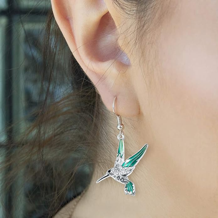Inspired Silver - Silver Customized Charm French Hook Drop Earrings with Cubic Zirconia Jewelry