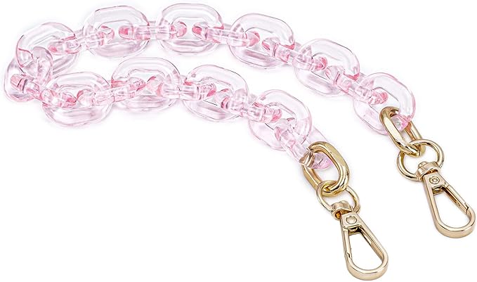 Cute Acrylic Purse Strap Bag Chain Handle Replacement Handbag Crossbody Shoulder Strap Accessory