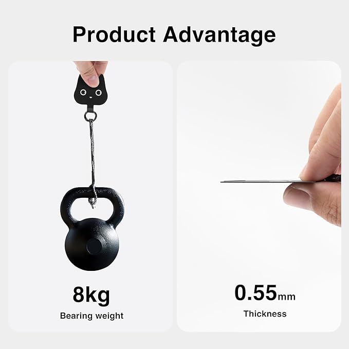 Anti-Theft Phone Strap, Adjustable Crossbody & Wrist Lanyard, Universal Tether Tab (2-Pack) for Secure Hands