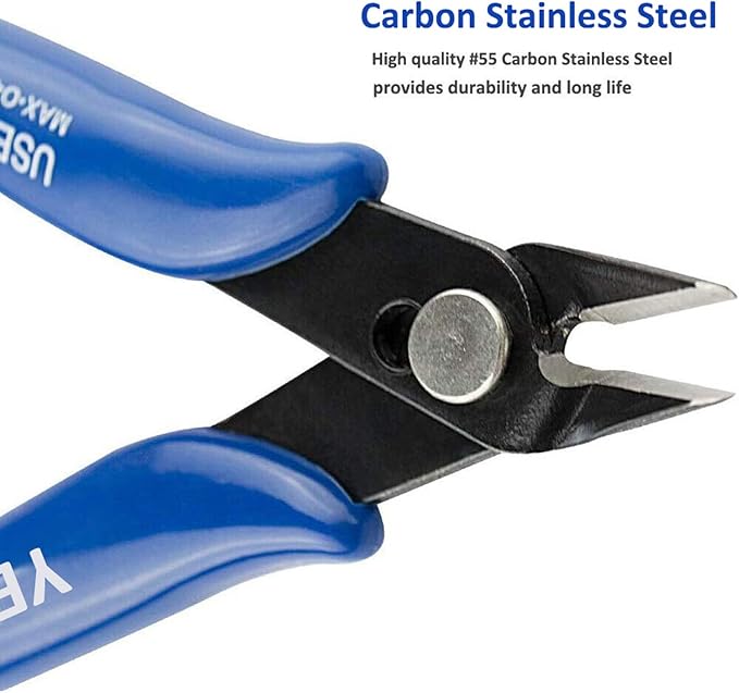 Small Wire Cutters, 10PACK Precision Diagonal Cutting Pliers Side Cutter, Nippers, Micro Flush Cutters, Shear Cutters, Wire Snips