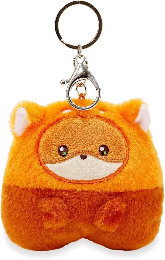 Anirollz Miniz Plush Charm Cute Stuffed Animal Keychain Kawaii Mini Bag Accessory Collectible Pocket Toy for Kids & Adults