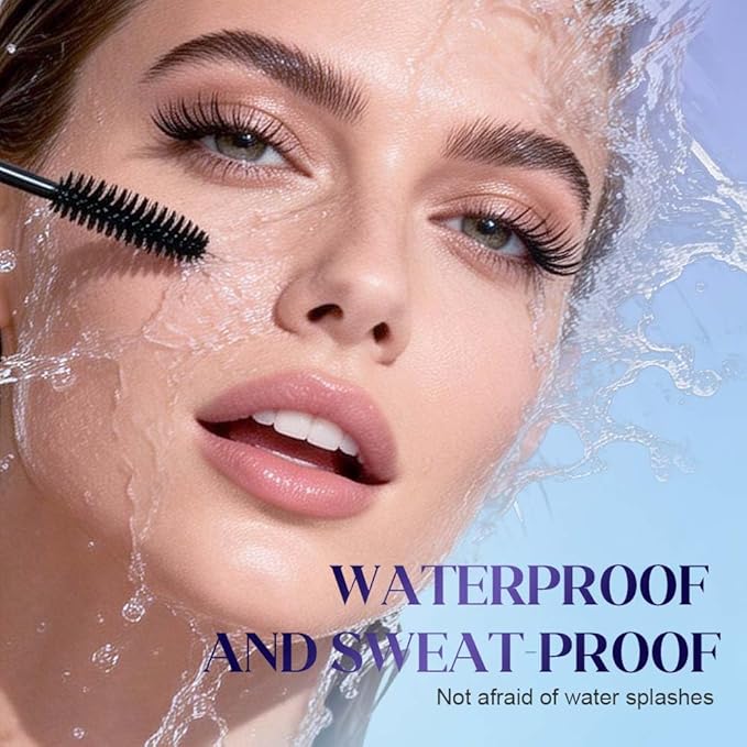 Eyelash Primer, Lash Base for Volume & Length, Waterproof Curl Hold, Non-Smudge, Natural Finish, Mascara Prep (2PC)