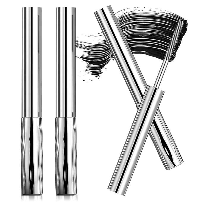 Eyelash Primer, Lash Base for Volume & Length, Waterproof Curl Hold, Non-Smudge, Natural Finish, Mascara Prep (2PC)