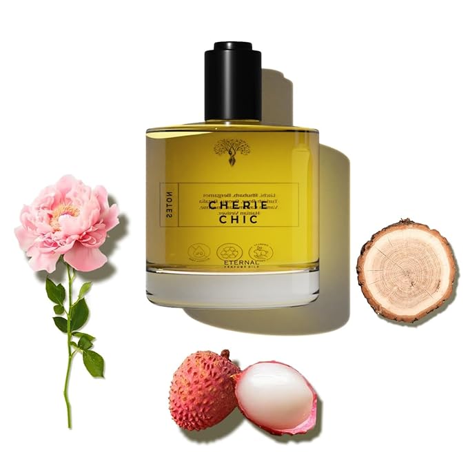 Eternal perfume oils Cherie Chic Perfumes for women Inspired by D.e.l.i.n.a womens perfume Long Lasting perfume for men Unisex Designer Perfume 1.69 FL Oz with 1 FL Oz (Pack of 2)