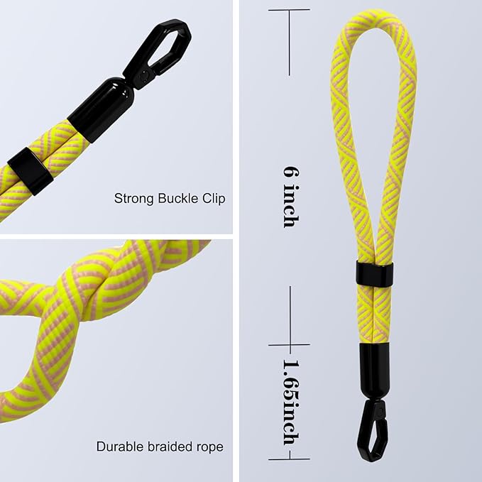 Phone Lanyard, 2 Pack Adjustable Cell Phone Lanyard Hand Phone Wrist Strap with Tether Tabs for Smartphones