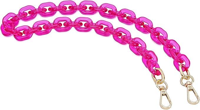 Cute Acrylic Purse Strap Bag Chain Handle Replacement Handbag Crossbody Shoulder Strap Accessory