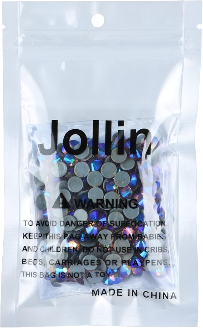 Hot Fix Crystal Flatback Rhinestones Glass Diamantes Gems 7.2mm(34ss 288pcs, Light Purple AB)