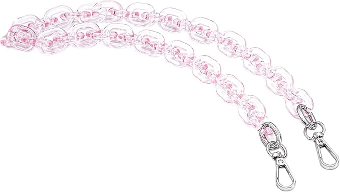 Cute Acrylic Purse Strap Bag Chain Handle Replacement Handbag Crossbody Shoulder Strap Accessory