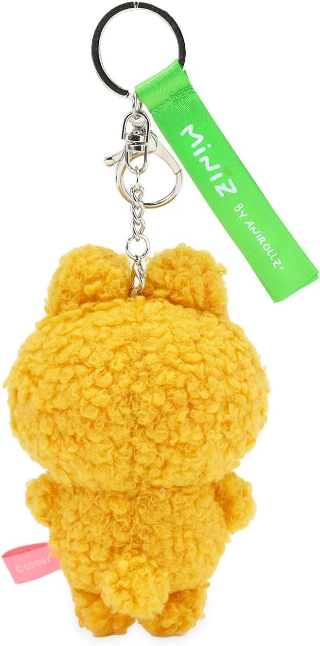 Anirollz Miniz Plush Charm Cute Stuffed Animal Keychain Kawaii Mini Bag Accessory Collectible Pocket Toy for Kids & Adults