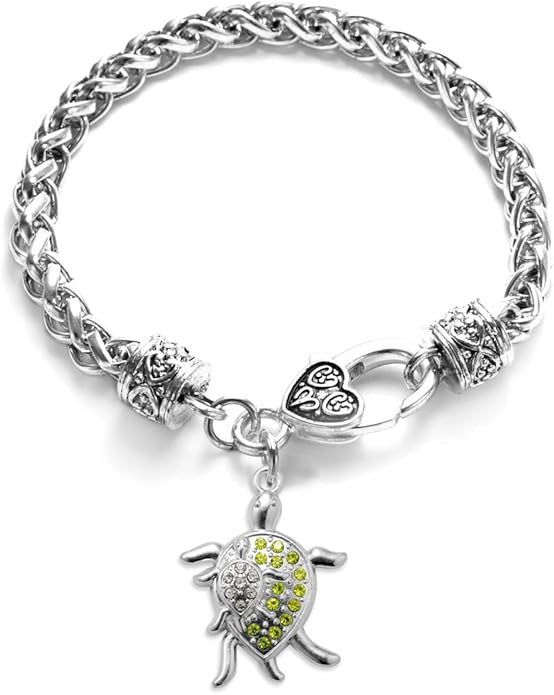 Inspired Silver - Silver Customized Charm Bracelet with Cubic Zirconia Jewelry