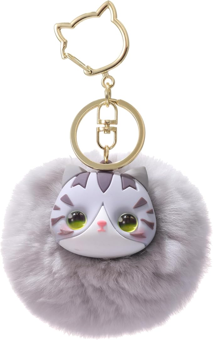 Cat Keychain bag charms for handbags Cute Keychains for Women Kawaii Cat Backpacks Accessories cat plush keychain