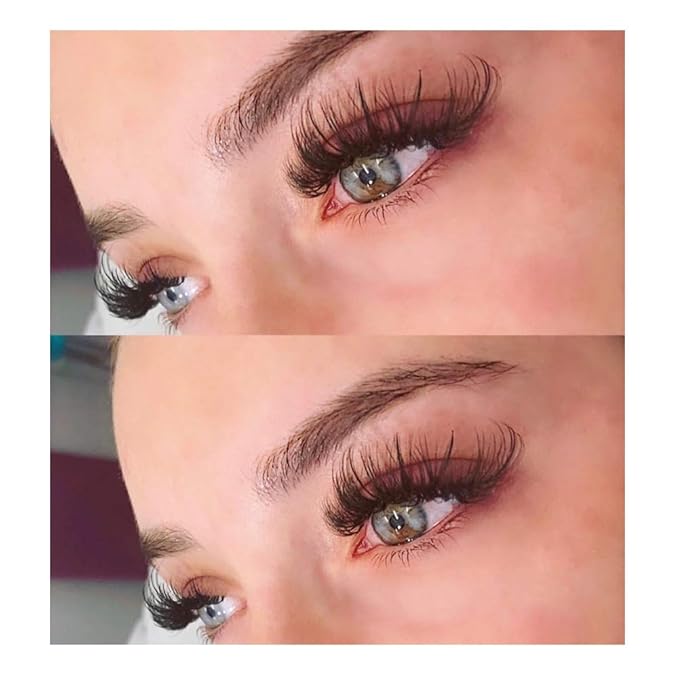Easy Volume Lash Extensions FADLASH Self Fanning Eyelash Extensions 0.05 0.07 Easy Fanning Lashes C D DD Curl Volume Fans 8-30mm (0.07-DD, 14mm)