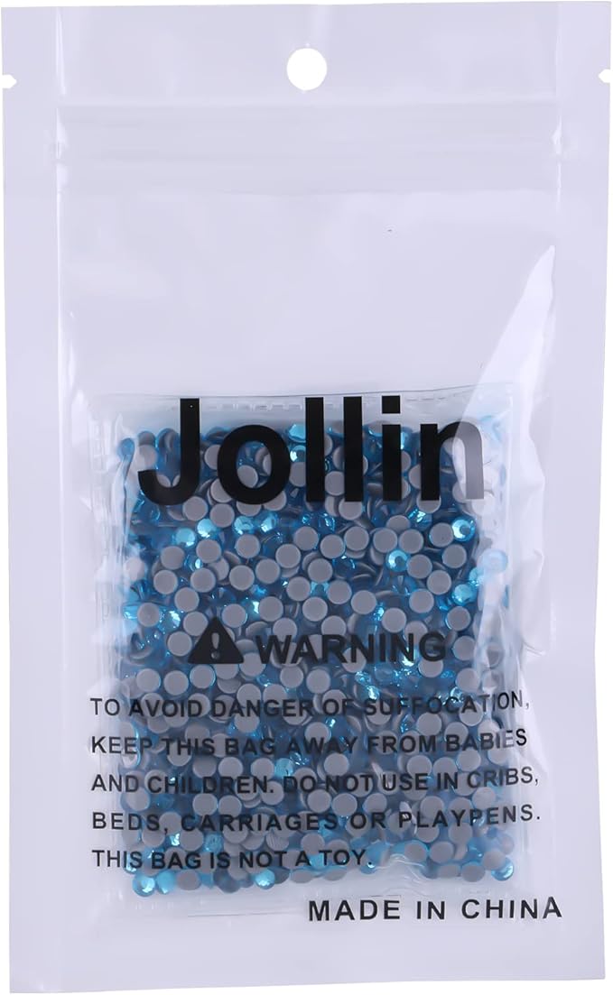 Hot Fix Crystal Flatback Rhinestones Glass Diamantes Gems 4.0mm(16ss 1440pcs, Aquamarine)