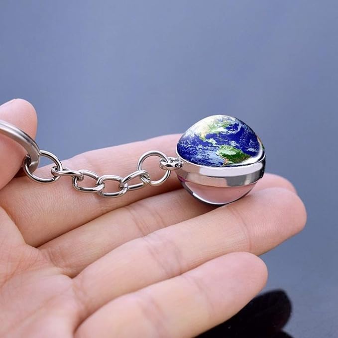 JWPavilion Solar System Planet keychain Accessories Pendant Glow In The Dark