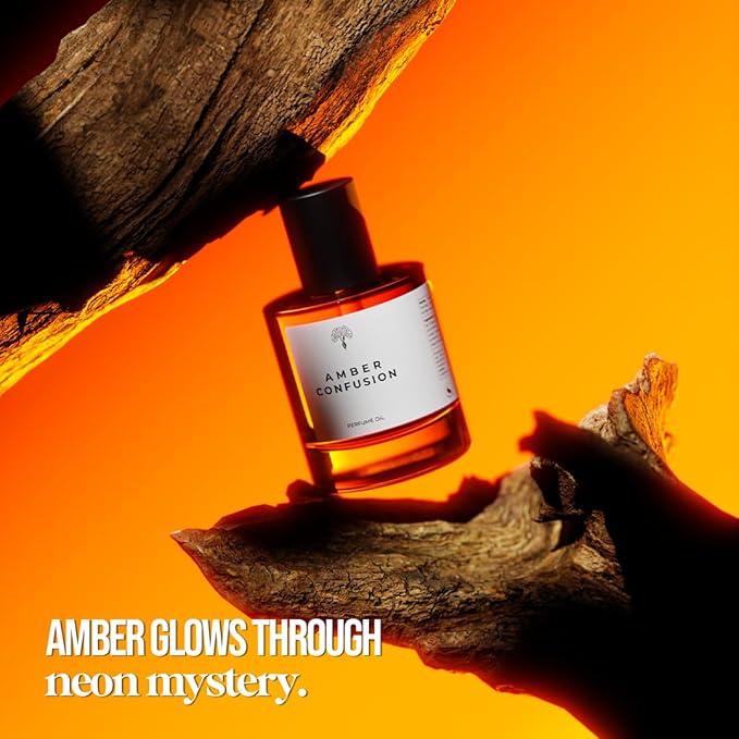 Eternal perfume oils Amber Confusion Perfumes for women Insp by Alien Hypersense Womens Perfume Concentrated Designer Perfume for men 1.69 FL Oz Eau De Parfum with 1 FL Oz Perfume Oil (Pack of 2)