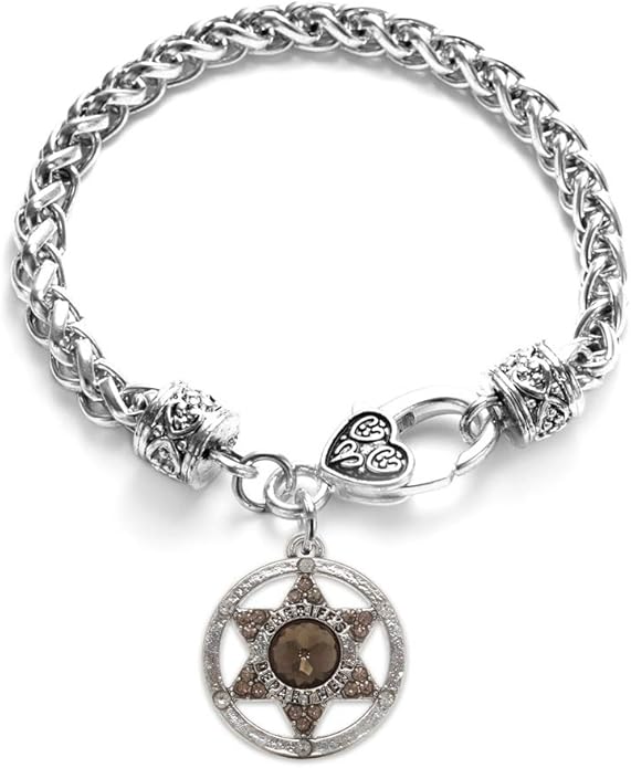 Inspired Silver - Silver Customized Charm Bracelet with Cubic Zirconia Jewelry