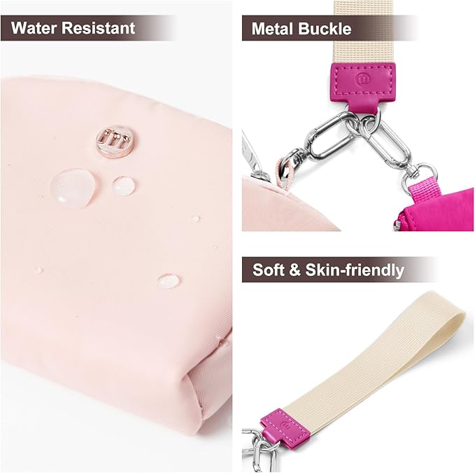 Keychain Wallet Mini Zip Around Wristlet Wallets for Women Detachable Dual Pouch Wristlet Portable Coin Purse Small Wallets