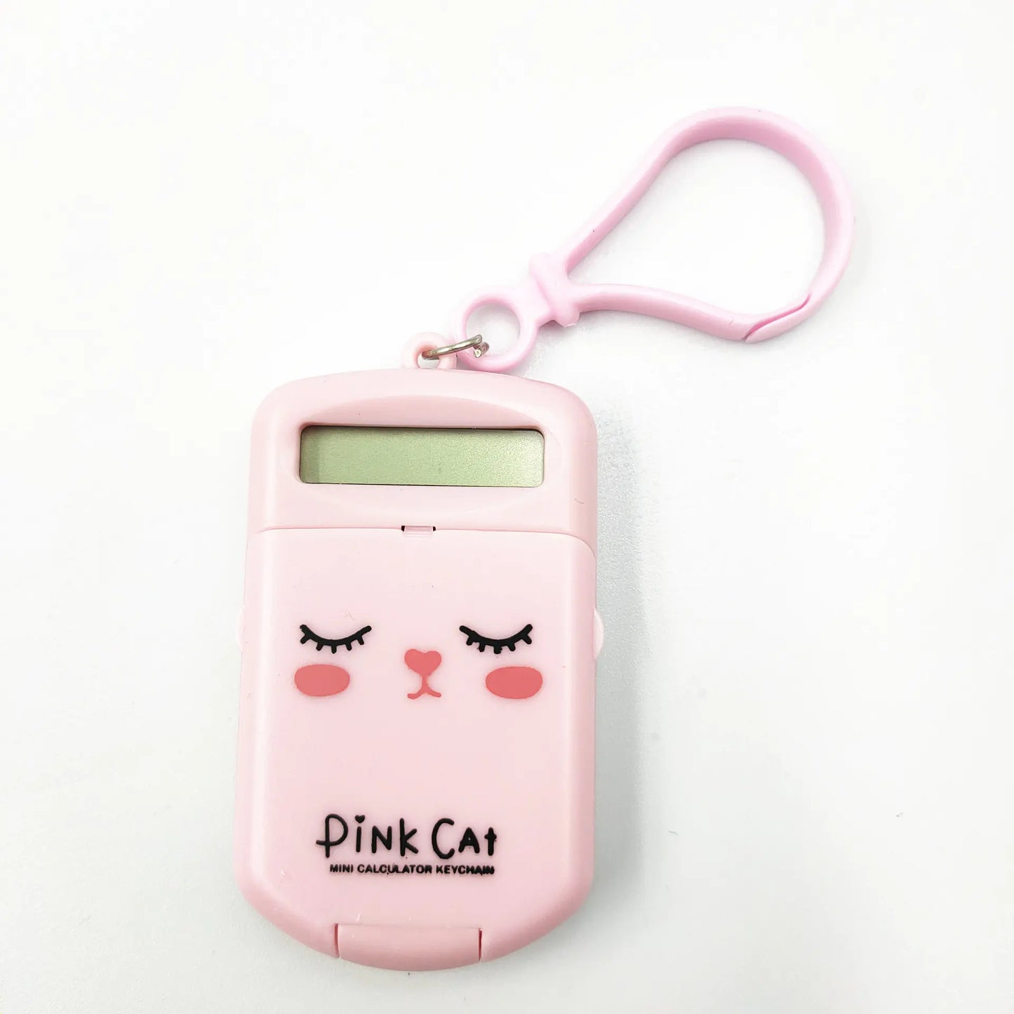 Smiling Face Emoji Biscuit Mini Calculator Keychain