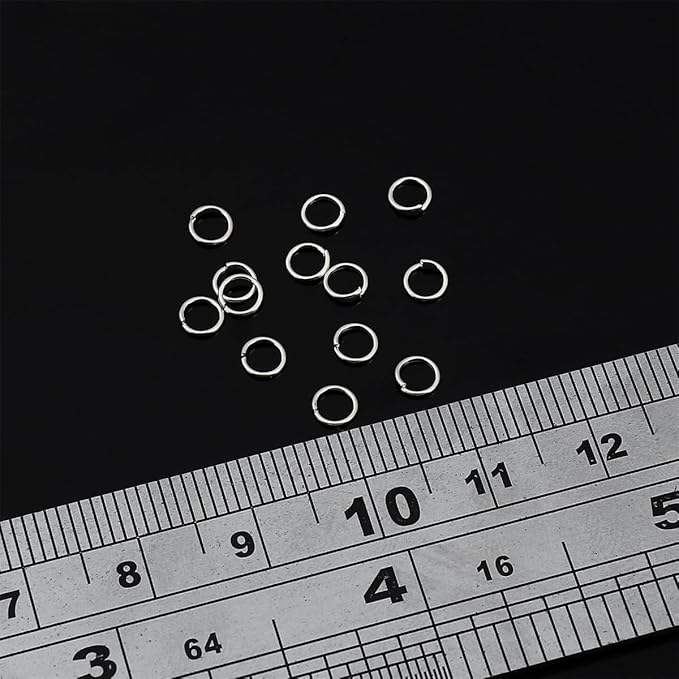 925 Sterling Silver Jump Rings 0.5x4mm 100pcs for Jewelry Making Findings