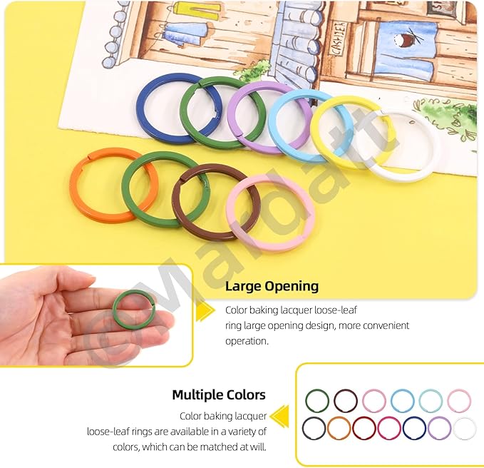 160Pcs Colored Ball Bead Key Chain, Key Rings, Metal Lobster Claw Clasps Kit, Dog Tag Chain with Connectors, Spring Key Ring Buckles, Lanyard Swivel Snap Hooks for DIY Crafts