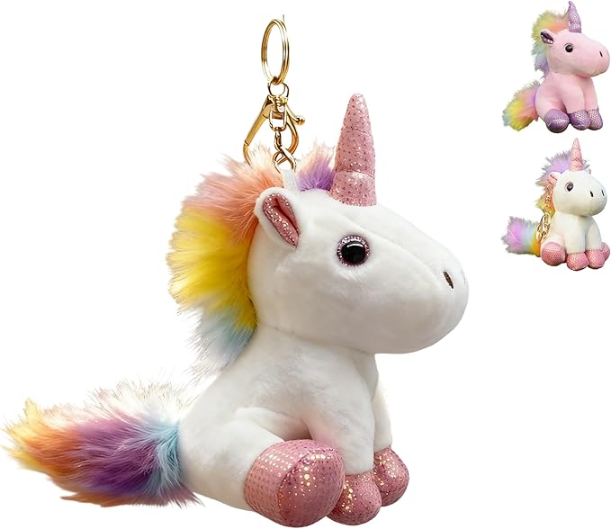 Cute Plush Keychain, Car Pendant, Bag Purse Backpack Charm Accessory, Gift for Girls Women