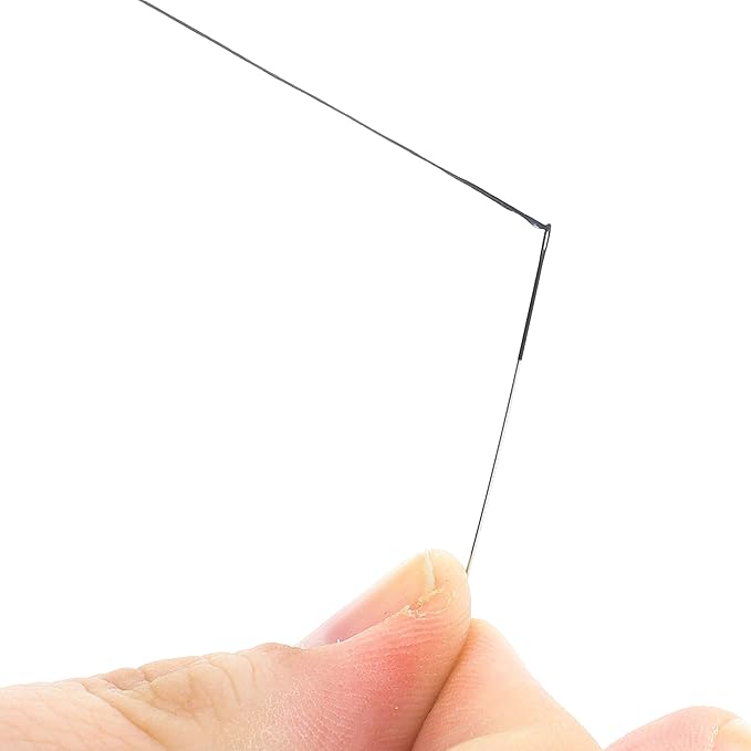 The Beadsmith ColorEYES Beading Needles, Size 10, 1 Bag/1000 Needles, Black Colored Tip for Easy Identification of Size, Use for Loom Weaving Bead Work, Off-Loom Stitch & Jewelry Making w/Seed Beads