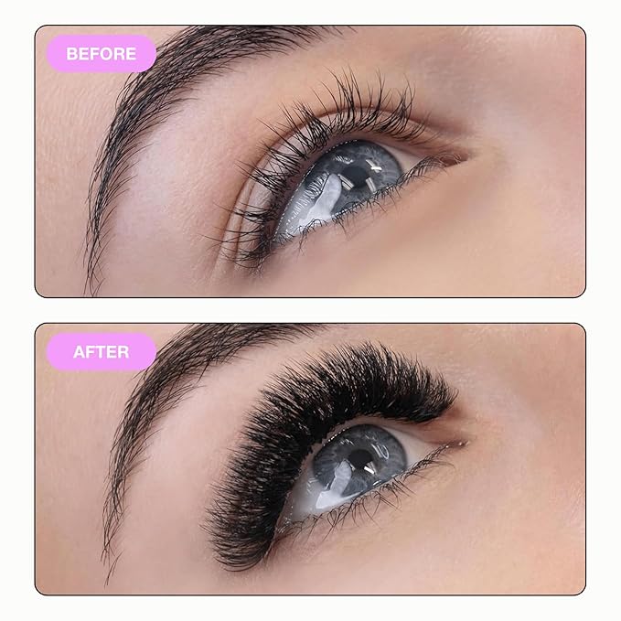 Curacoro Promade 500 Fans 16D-0.03 CC Curl 13mm Length Handmade Volume Lash Fans for Long-Lasting Eyelash Extension