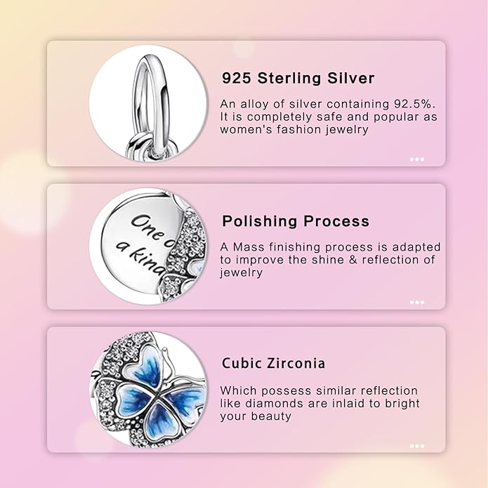 Hamsa Hand Dragon Bible Cross Prayer Charm 925 Sterling Silver Charms Fits Women's Charm Bracelet and Necklace Bead Charms Jewelry Gifts for Sister Friend