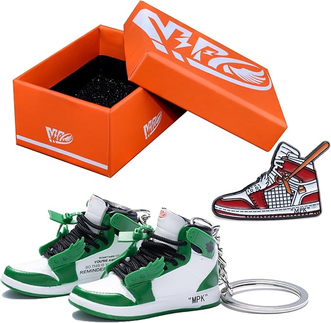 MPK 3D Mini Shoe Keychain,Sneaker Shoe lovers Keychainirthday Birthday Party Mystery Goodie Bag Prizes