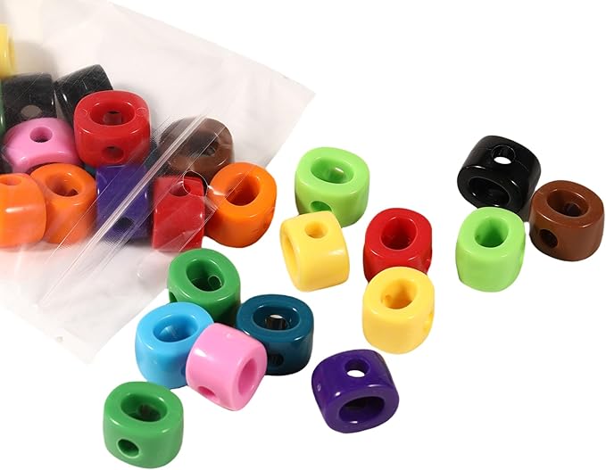 40 PCS Letter Beads 3D Acrylic 21mm x 17mm O Loose for Jewelry Making Bracelet Necklaces Keychain Phone Bag Chain Key Chains(Mixed Color O)