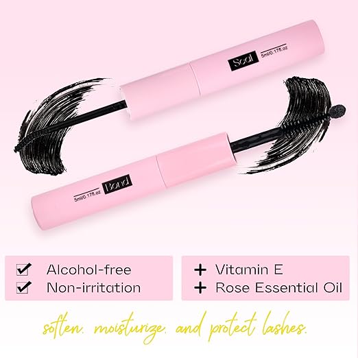 Lash Bond and Seal Strong Hold Eyelash Glue 2 in 1 Lash Adhesive and Lock Long Lasting Waterproof Black Lash Glue and Sealant for DIY Lash Extension Clusters by Mavphnee
