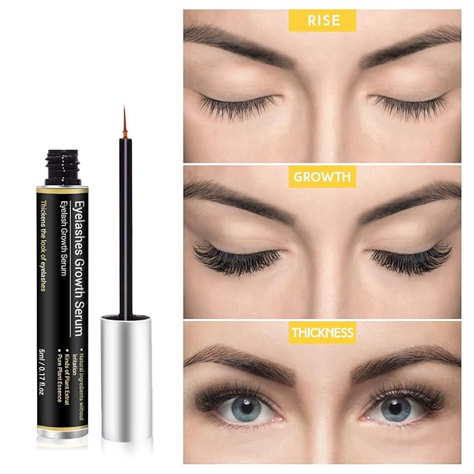 Eyelash Growth Serum, Lash Revitalizing Booster, Thickening Lengthening Formula for Adults Beauty Routine, 0.10 fl oz / 3ml (1)