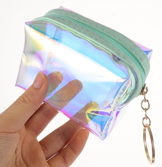 Mini Purse Keychain Coin Purse Keychain Clear Coin Purse Coin Wallet Clear Coin Pouch Mini Makeup Pouch Change Purse