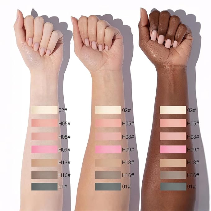 Erinde Single Matte Eyeshadow Palette, Velvet Eye Shadow Compact Powder Natural Makeup, Long-Lasting Eye Makeup, Ultra-Blendable, Pigmented Color, Vegan Formula, H01 Trooper