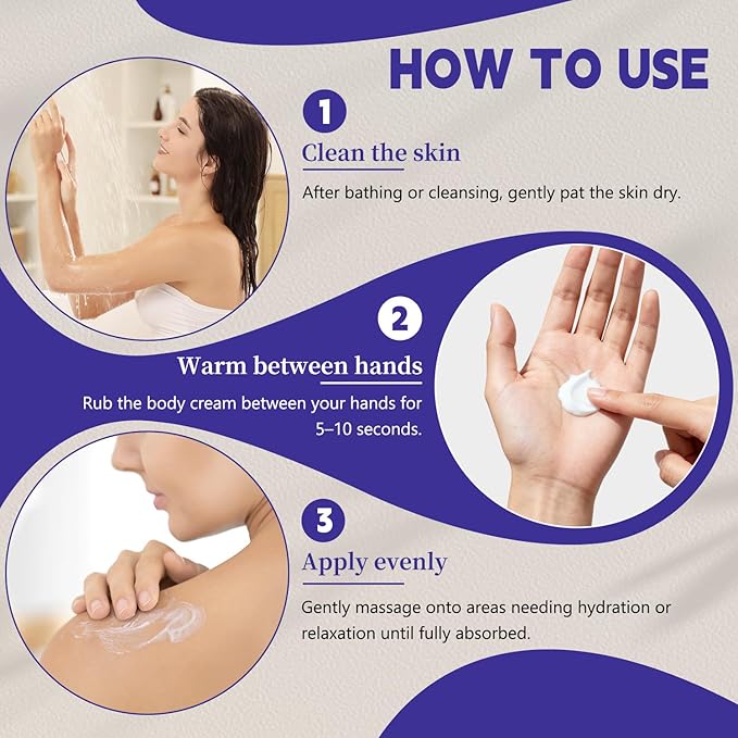 Magnesium Body Lotion for Sleep Support, Muscle & Joint Relief – Fast-Absorbing Topical Magnesium Cream for Calm, Relaxation & Leg Cramp Comfort – Deep Hydration, Unscented Daily Moisturizer, 6.76oz