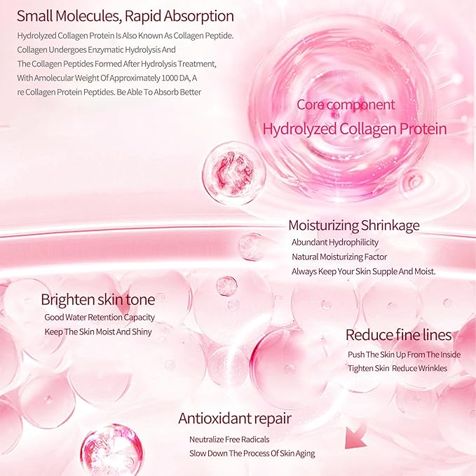 EJVIONPI Bio-Deep Collagen Face Mask, Overnight Deeply Hydrate, Korean-style Ultimate Skincare, Suitable for Ladies' Delicate Skin Care, Pore Minimizing, Firm Skin -1.05oz (30g) x 4PCS