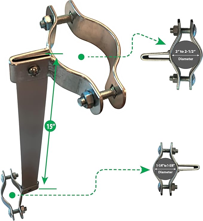 Sta-Klos Gate Closer – Premium Self-Closing Stainless Spring with Adjustable Tension – Reliable Automatic Closer for Pool, Dog & Outdoor Gates – Made in USA