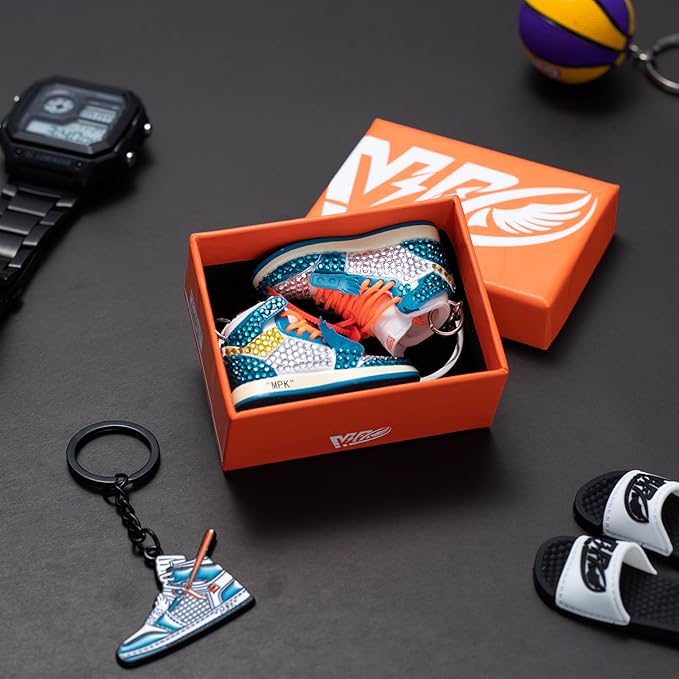 MPK 3D Mini Shoe Keychain,Sneaker Shoe lovers Keychainirthday Birthday Party Mystery Goodie Bag Prizes