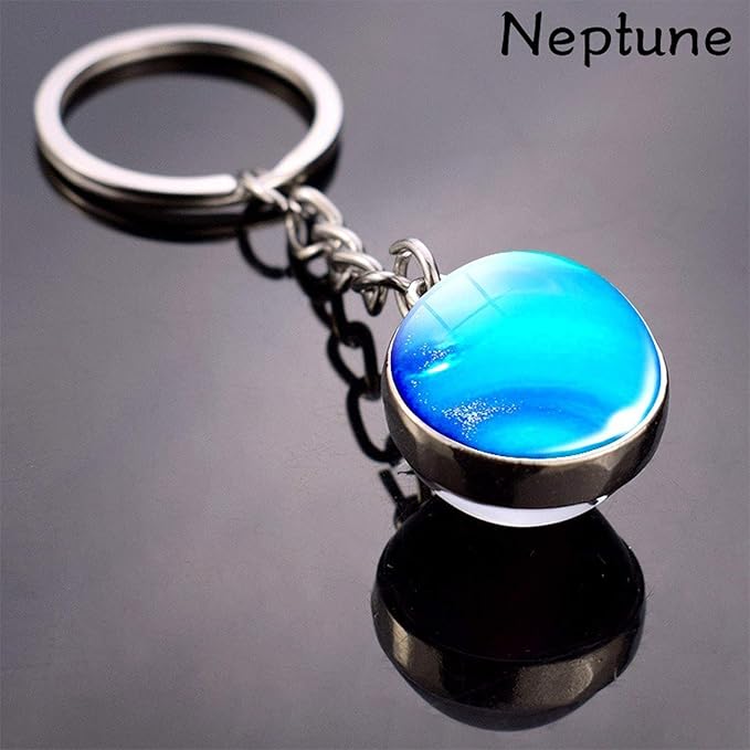 JWPavilion Solar System Planet keychain Accessories Pendant Glow In The Dark