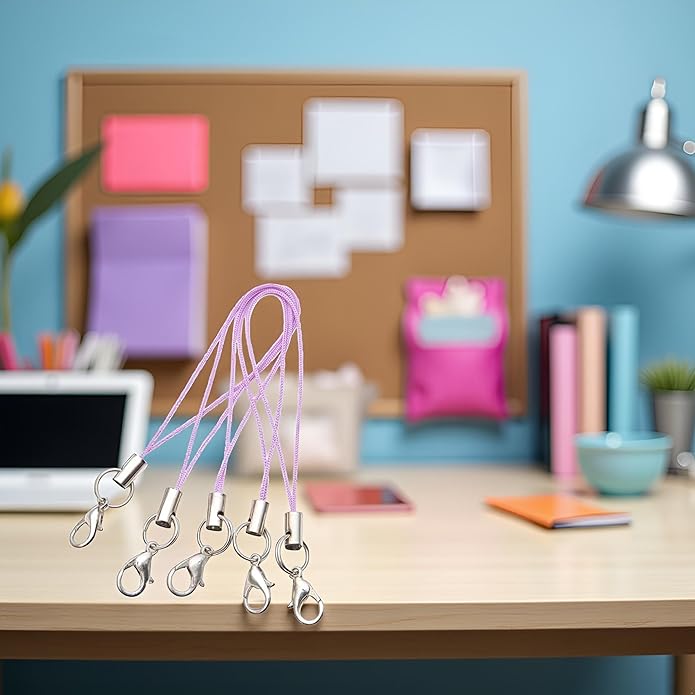Mobile Phone Rope 20pcs Strap Charm Lariat Lanyard,Phone Charm with Lobster Clasp Cords for Cellphone/USB Drive/Keychain/DIY Jewelry Accessories Phone Accessories,Cell Phone Charms