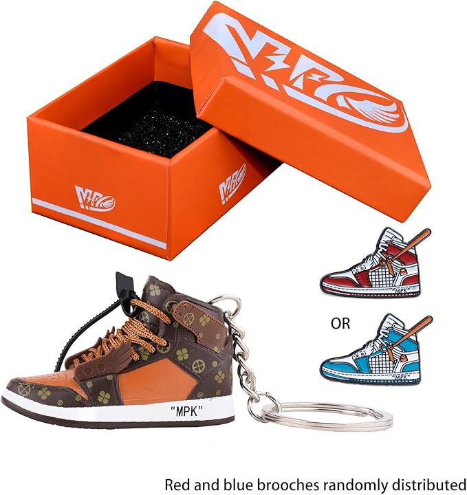 MPK 3D Mini Shoe Keychain,Sneaker Shoe lovers Keychainirthday Birthday Party Mystery Goodie Bag Prizes