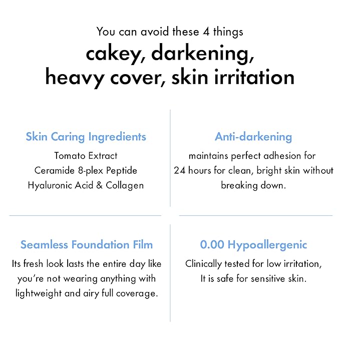 Amuse SEOUL Ceramic Skin Perfector Cushion Foundation Refill ([Refill] 02 HEALTHY) | Long-lasting, Lightweight, Semi-matte, Flawless Coverage, Hypoallergenic, Korean Beauty, Vegan(15g / 0.52 oz.)