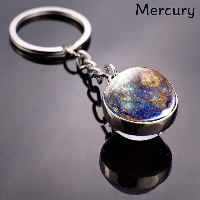 JWPavilion Solar System Planet keychain Accessories Pendant Glow In The Dark