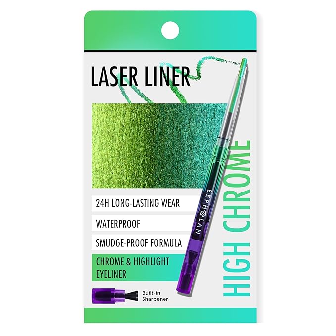 BEPHOLAN Chameleon Metallic Eyeliner - Shifting Colors Glitter Waterproof, 24h Long-Lasting Eyeliner Pen (WILD OASIS)