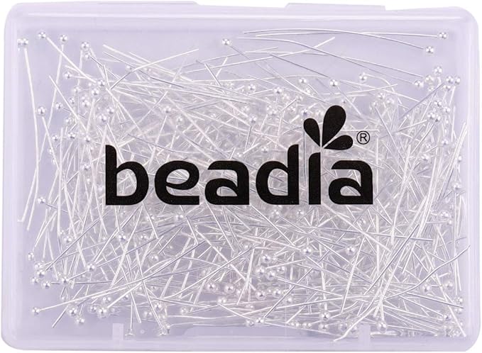 Ball Head pins Silver for DIY Jewelry Making 30mm 400pcs