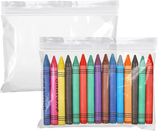 APQ Clear Plastic Reclosable Zipper Bags, 6 x 4 Inches. Pack of 1000 Reclosable Plastic Bags with Zipper Closure. 2 Mil Plastic Jewelry Bags. Waterproof Reclosable Zip Bags for Industrial Use